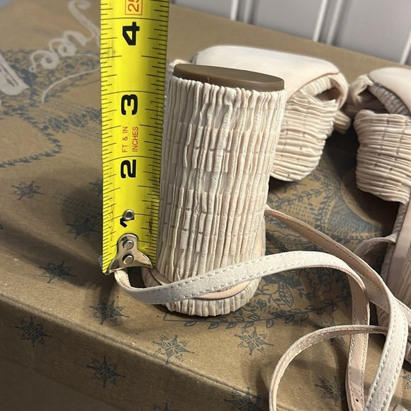 Loeffler Randall Camellia Pleated Knot Heeled Sandal Heel 8 NEW - Picture 7 of 12